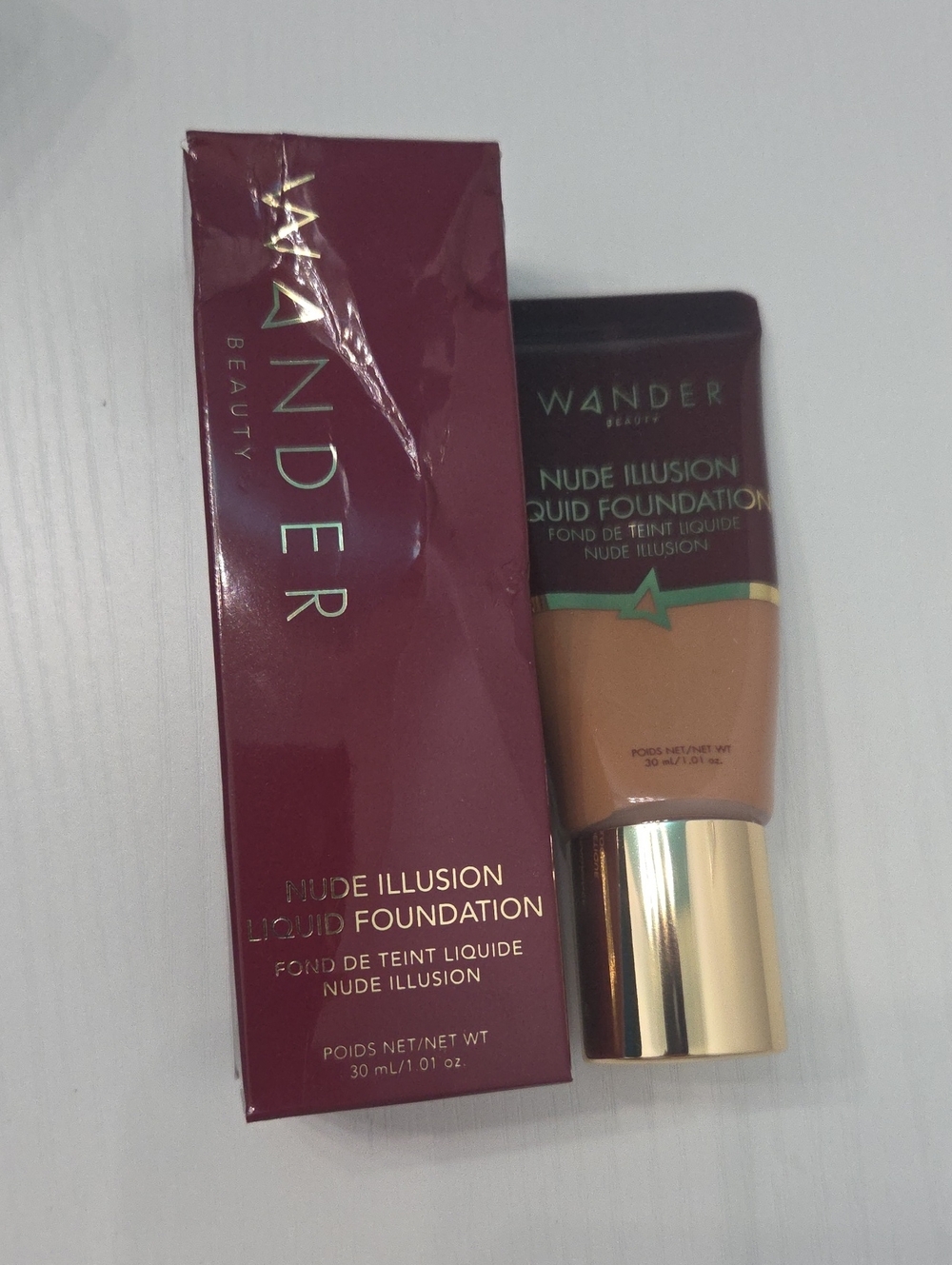 Wander Beauty Nude Illusion Liquid Foundation - Rich